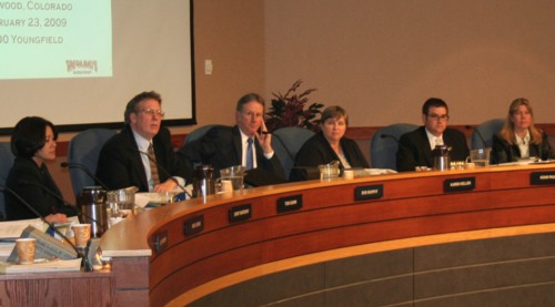 City Council at work in Lakewood, where the City Charter says they are supposed to meet.